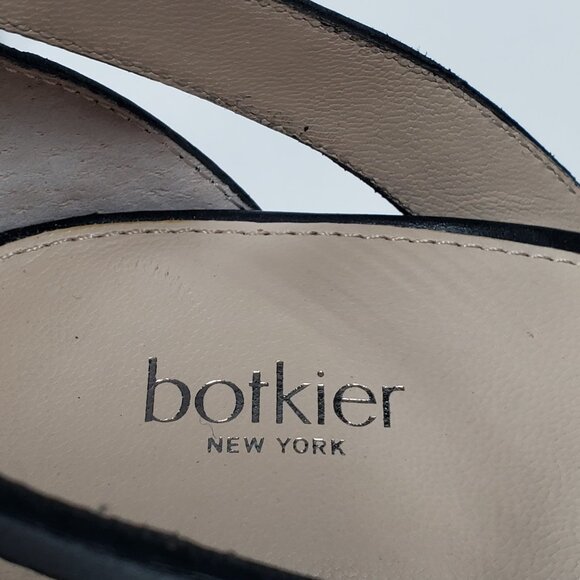BOTKIER Shana Sandals 9M Black White Block Heel Ankle Strap NWOB - Picture 5 of 8
